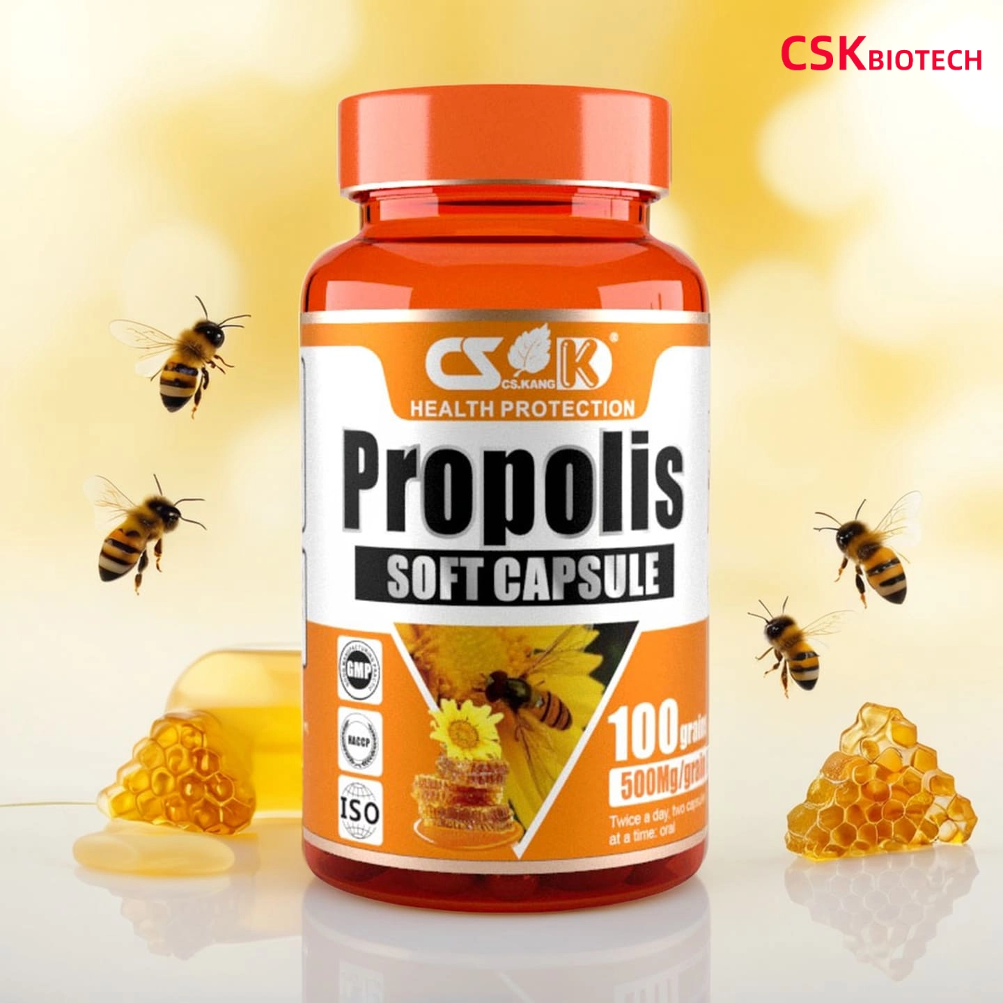 Propolis soft capsule - CSK Biotech Propolis soft capsule - CSK Biotech