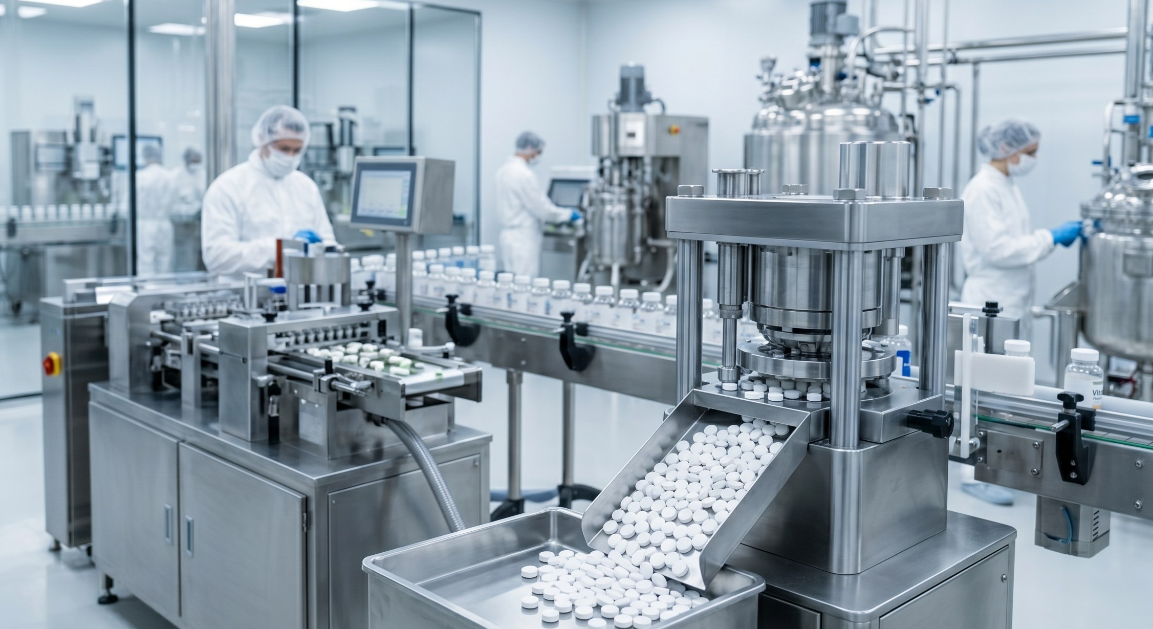 a modern dietary supplement manufacturing facility - CSK Biotech
