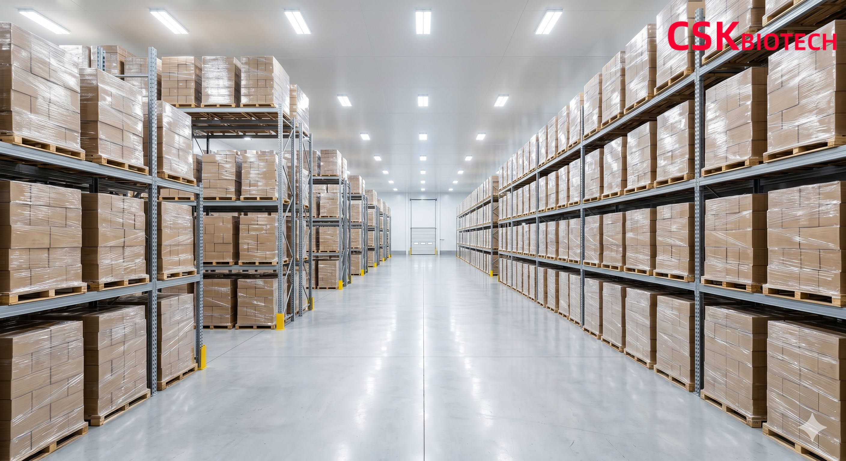 a modern, pristine nutraceutical warehouse logistics cente a modern, pristine nutraceutical warehouse logistics cente