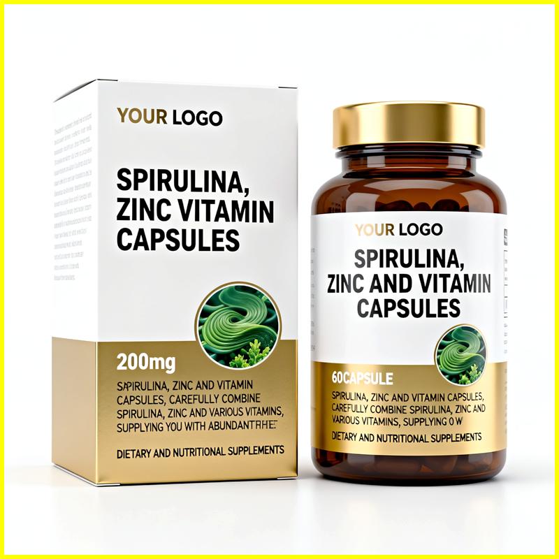 Spirulina, Zinc and Vitamin Capsules - CSK Biotech