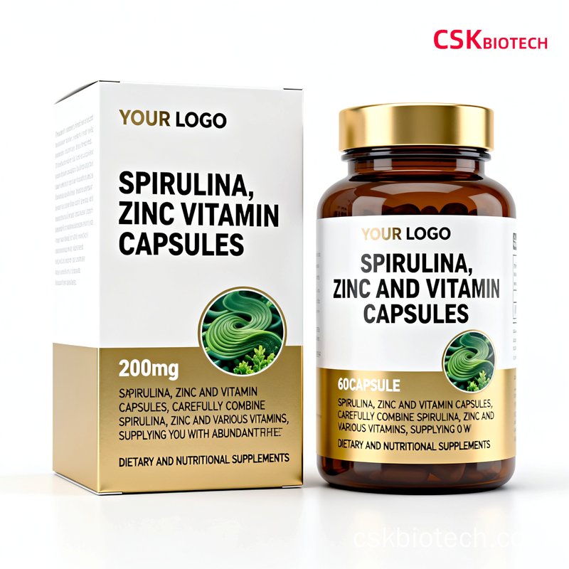 Boost Your Wellness: The Power of CSK Biotech's Spirulina, Zinc, and Vitamin Capsules