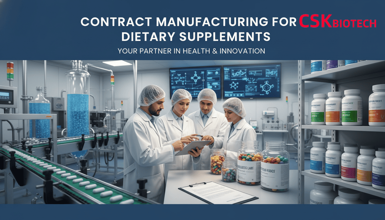 Contract Manufacturing for Dietary Supplements Contract Manufacturing for Dietary Supplements