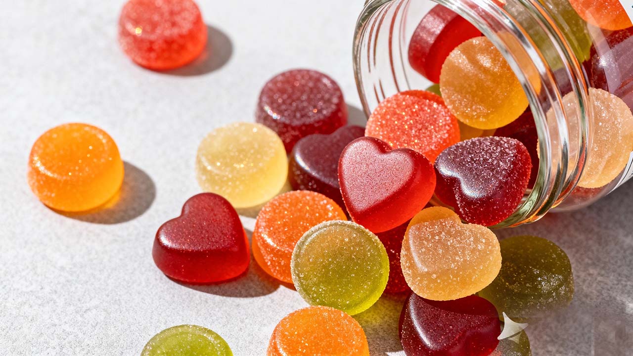 jimeng-2026-02-03-6857-一堆膳食补充剂的软糖 - CSK Biotech