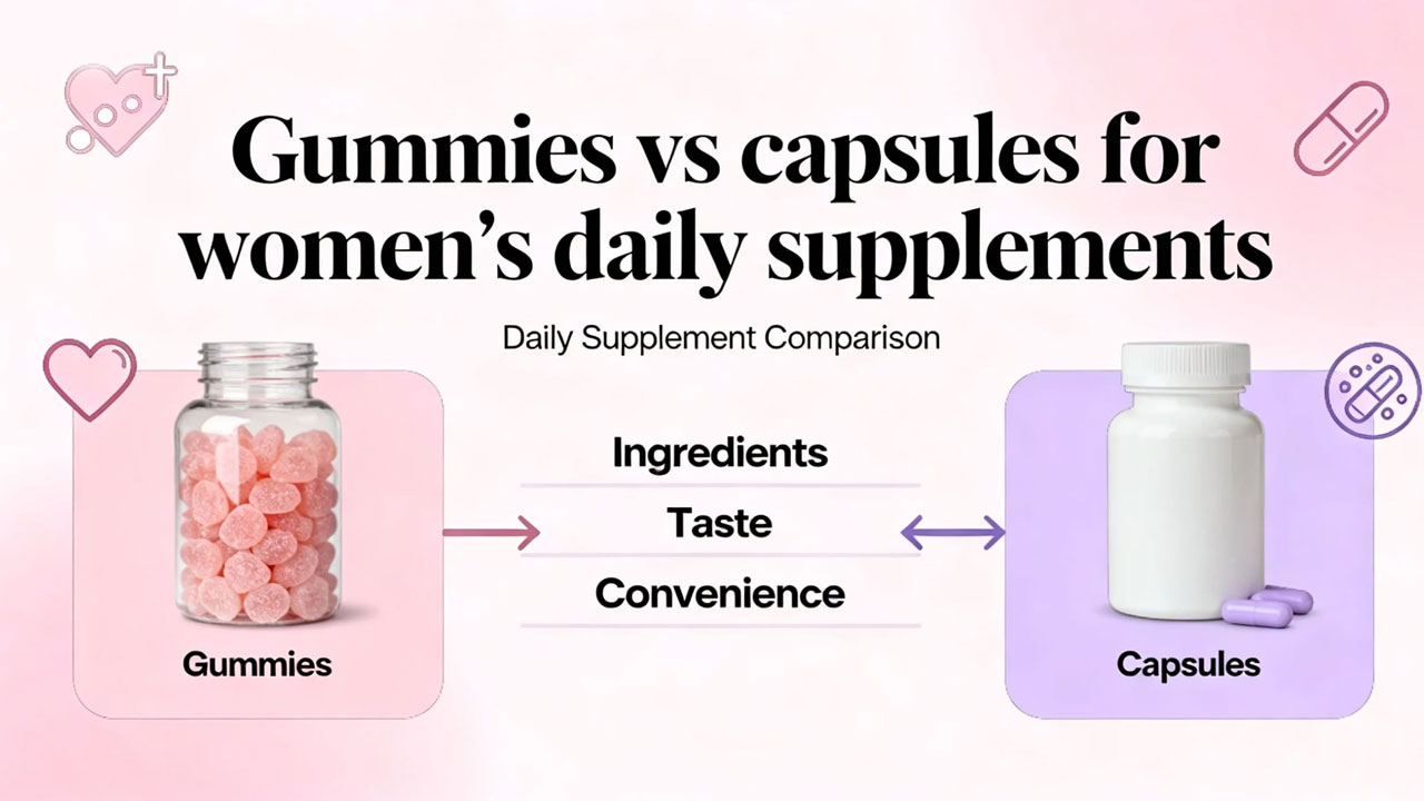 Gummies-vs-capsules-for-women’s-daily-supplements - CSK Biotech