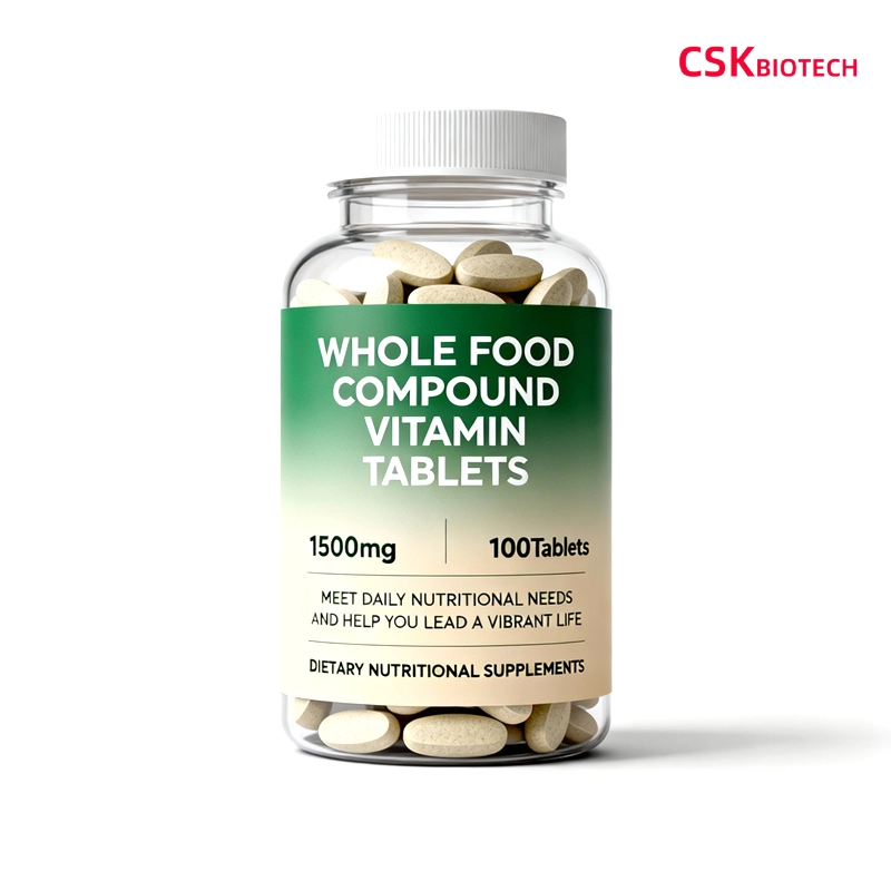 WHOLE FOOD COMPOUND VITAMIN TABLETS - CSK Biotech WHOLE FOOD COMPOUND VITAMIN TABLETS - CSK Biotech