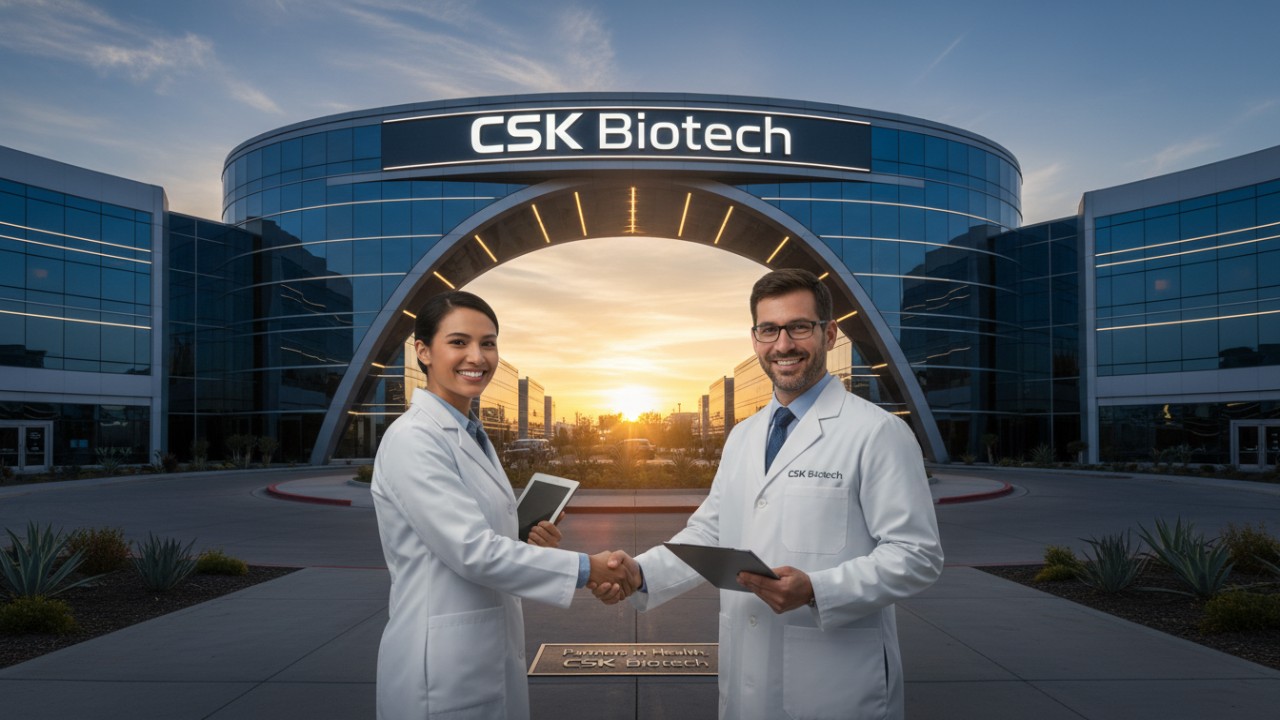 The modern and innovative CSK Biotech facility representing a successful future in the nutraceutical industry.