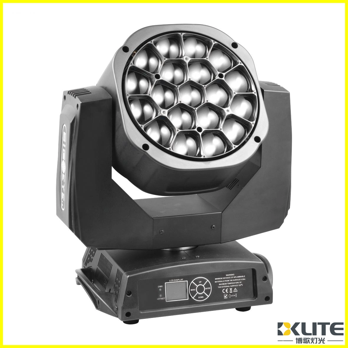 ZOOM Bee Eye K10 19×15W RGBW 4 en 1 LED Luz de cabeza móvil 4