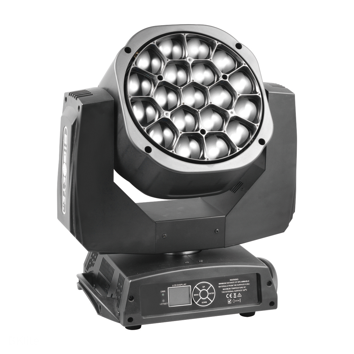 ZOOM Bee Eye K10 19×15W RGBW 4in1 LED Moving Head Light4