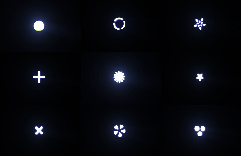 Foco LED de cabeza móvil de 100 W con anillo LED.15