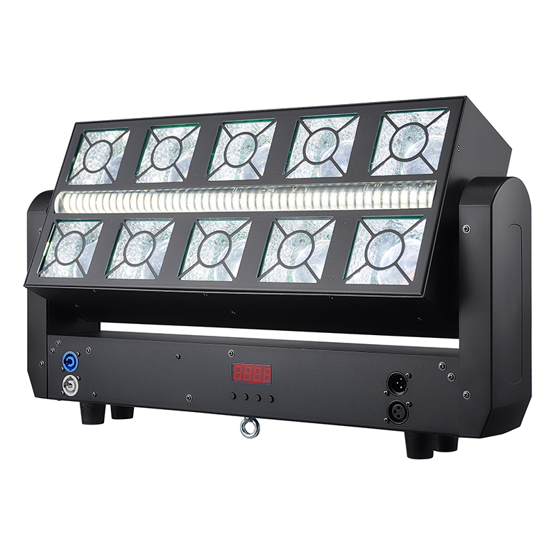 10x25W LED moving head strobe light