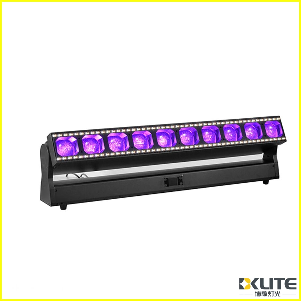 10x60W RGBW 4in1 LED मूविंग हेड लाइट इफ़ेक्ट लाइट के साथ 1