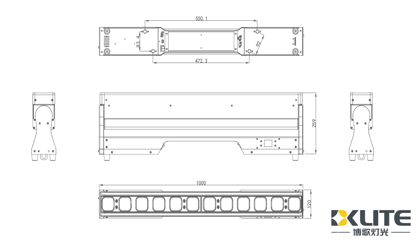 حجم مصباح بار 1240 واط حجم مصباح بار 1240 واط