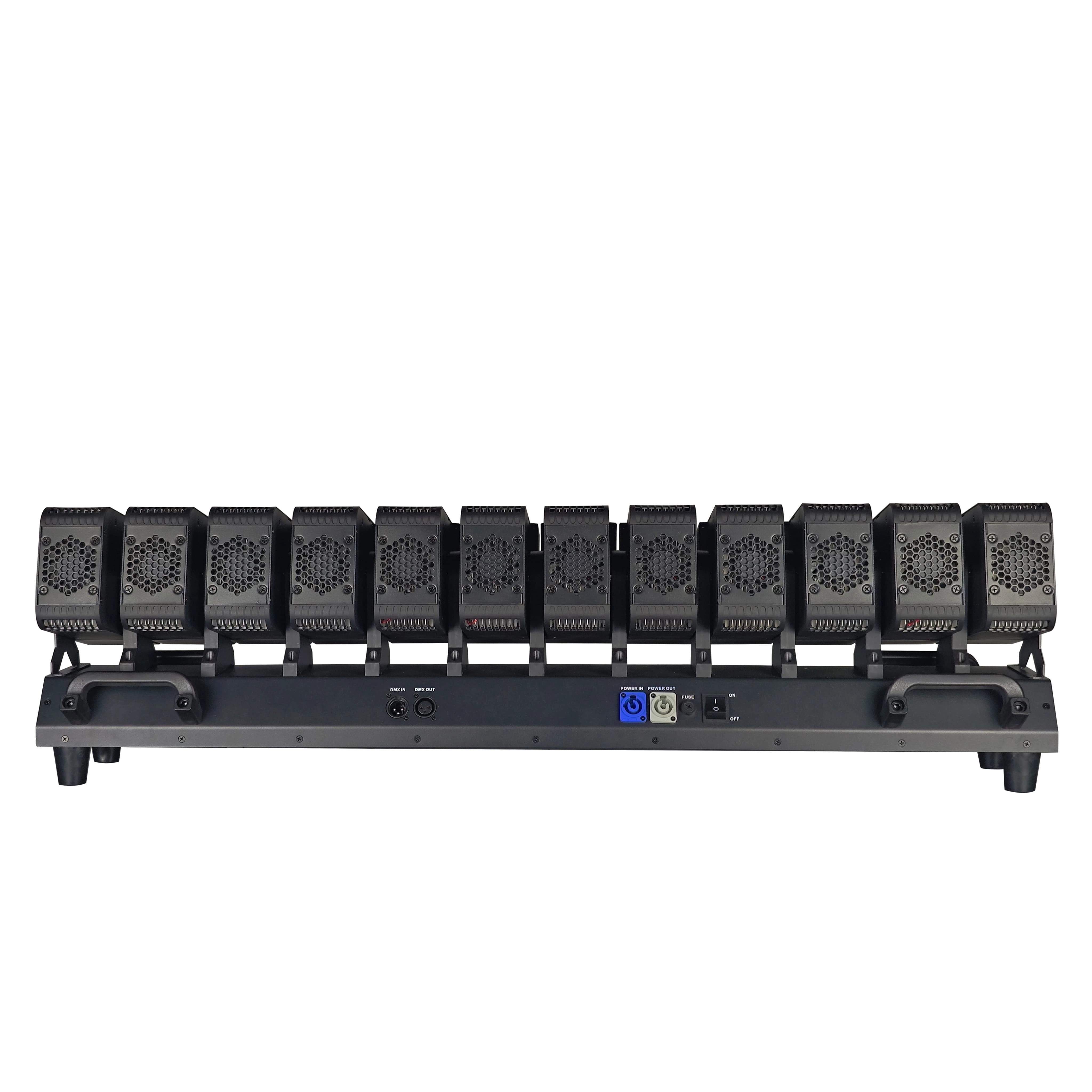 شريط غسيل شعاع LED RGBW 12 × 60 واط مع ضوء متحرك برأس متحرك مع حلقة LED 4