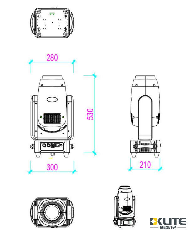 شعاع 200 واط مقاس 3 في 1 شعاع 200 واط مقاس 3 في 1