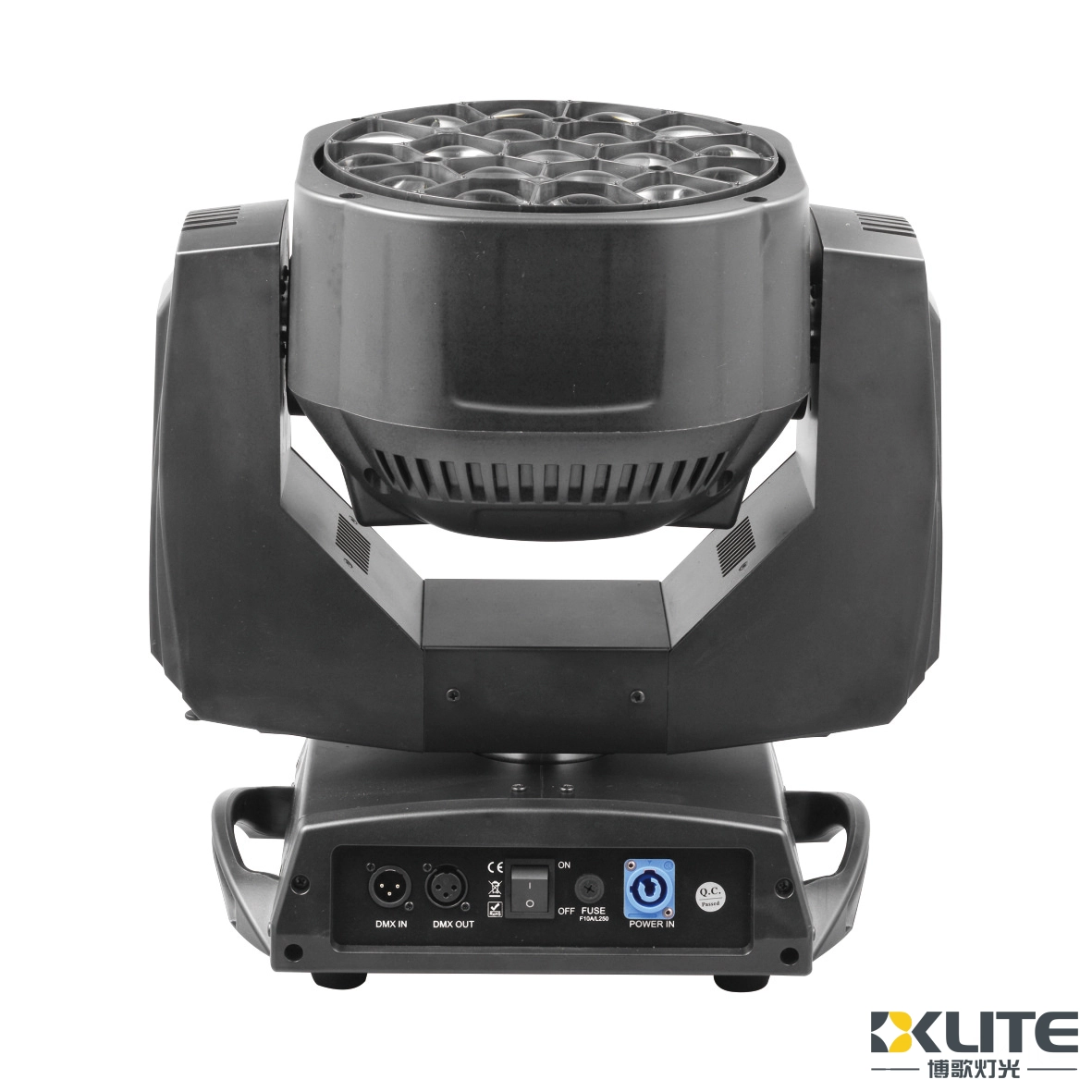 ZOOM Bee Eye K10 19×15W RGBW 4in1 LED Moving Head Light3