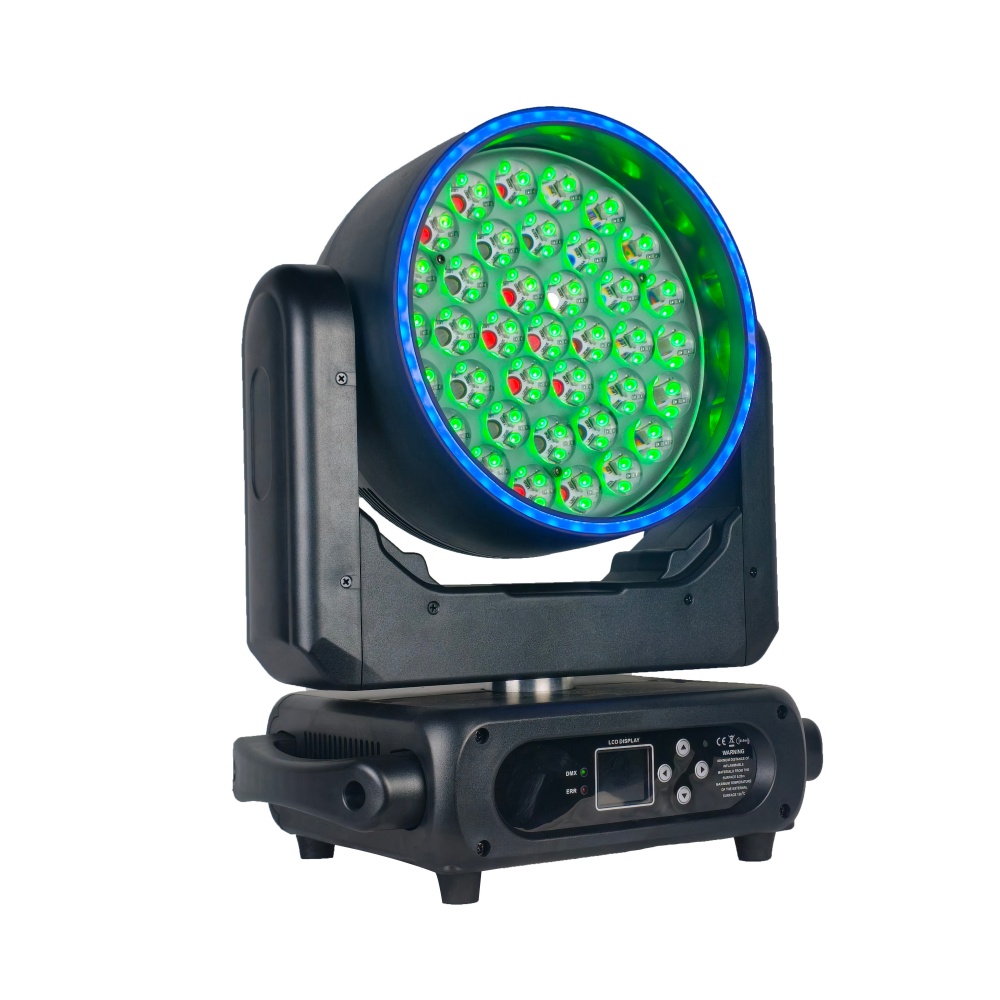 37pcs 15w wash moving head light with backlight