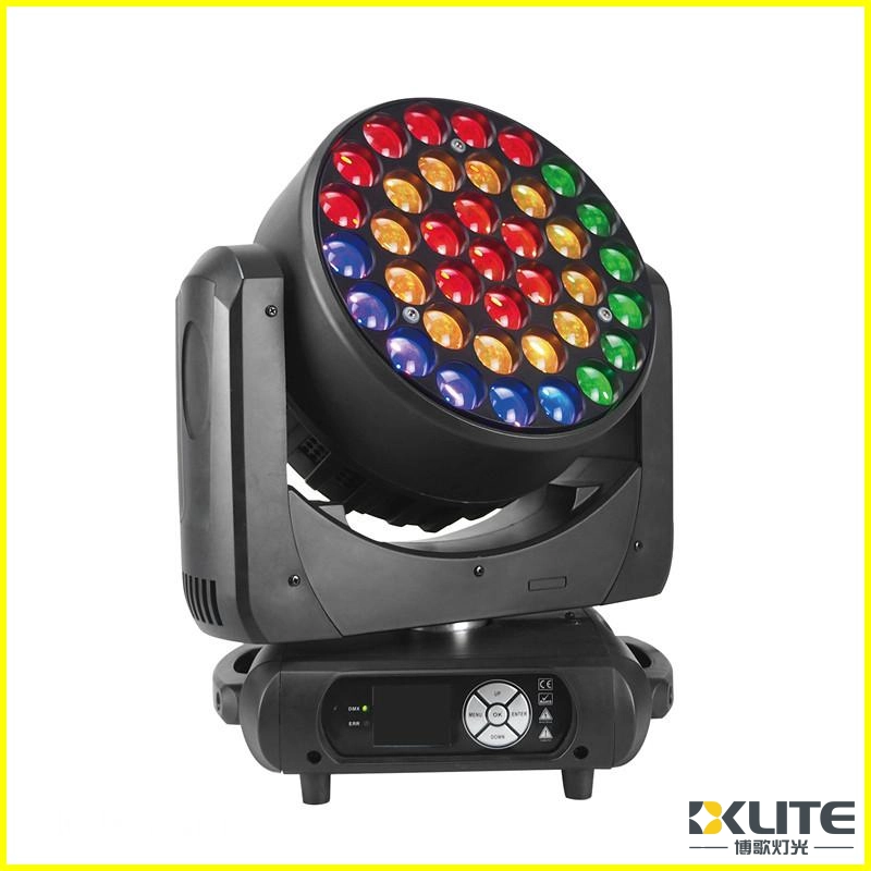 Cabezal móvil de lavado LED de 37 x 15 W