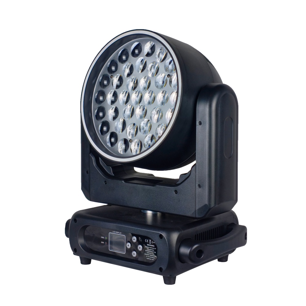 37x15w wash moving head light with led ring