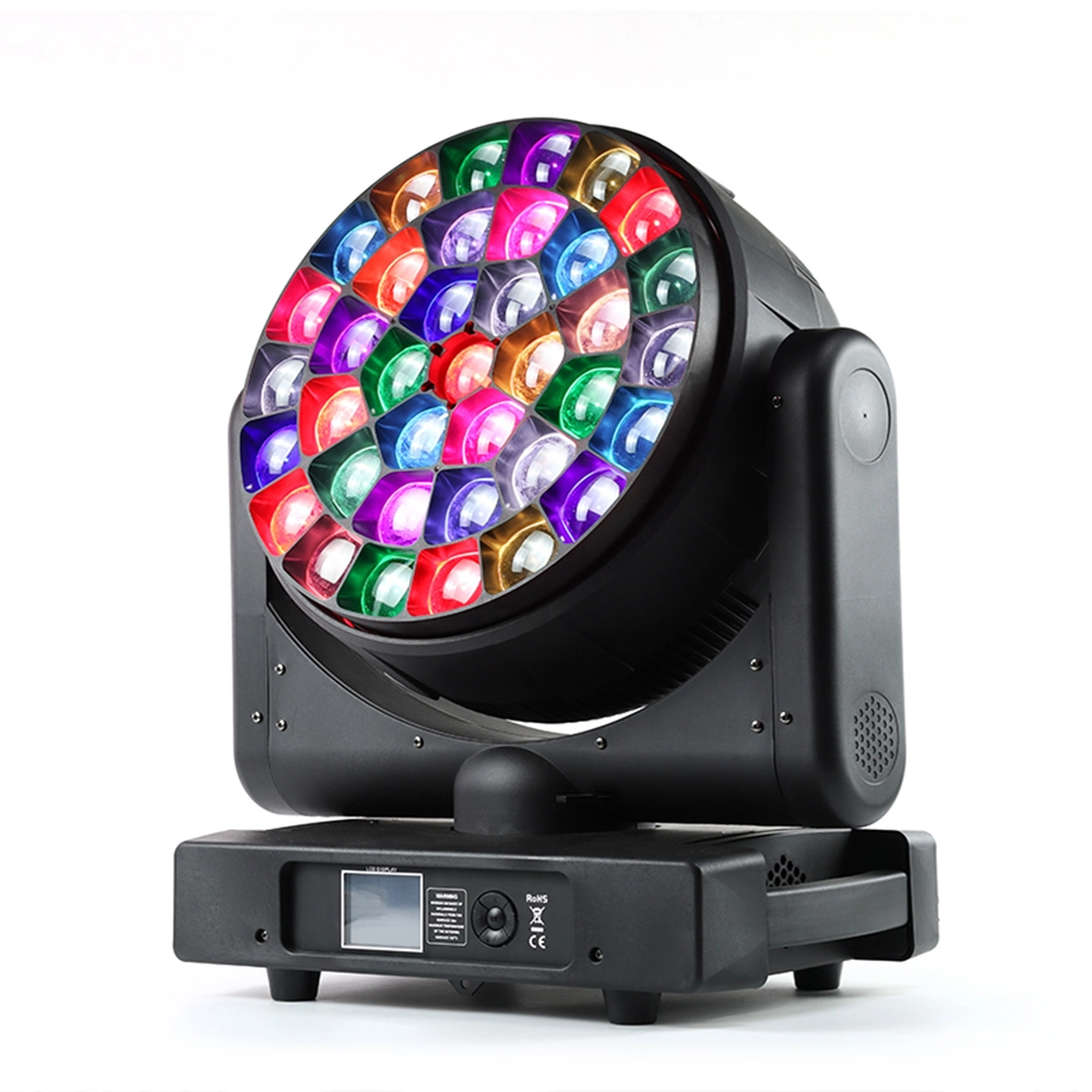 Luz de cabeza móvil tipo ojo de abeja de 37 x 40 W