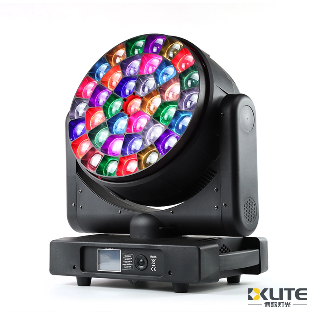 Luz de cabeza móvil con forma de ojo de abeja de 37 x 40 W Luz de cabeza móvil tipo ojo de abeja de 37 x 40 W