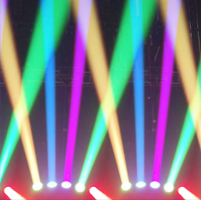 5 heads 120w beam effect