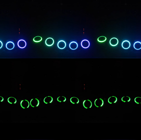 5 heads 120w moving head light with led ring