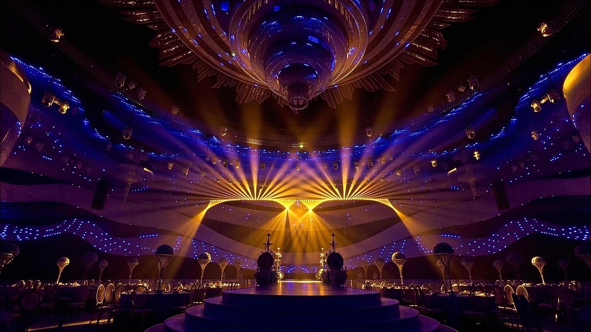 5&times;120W RGBL Beam Wash Moving Head Light for Wedding Halls