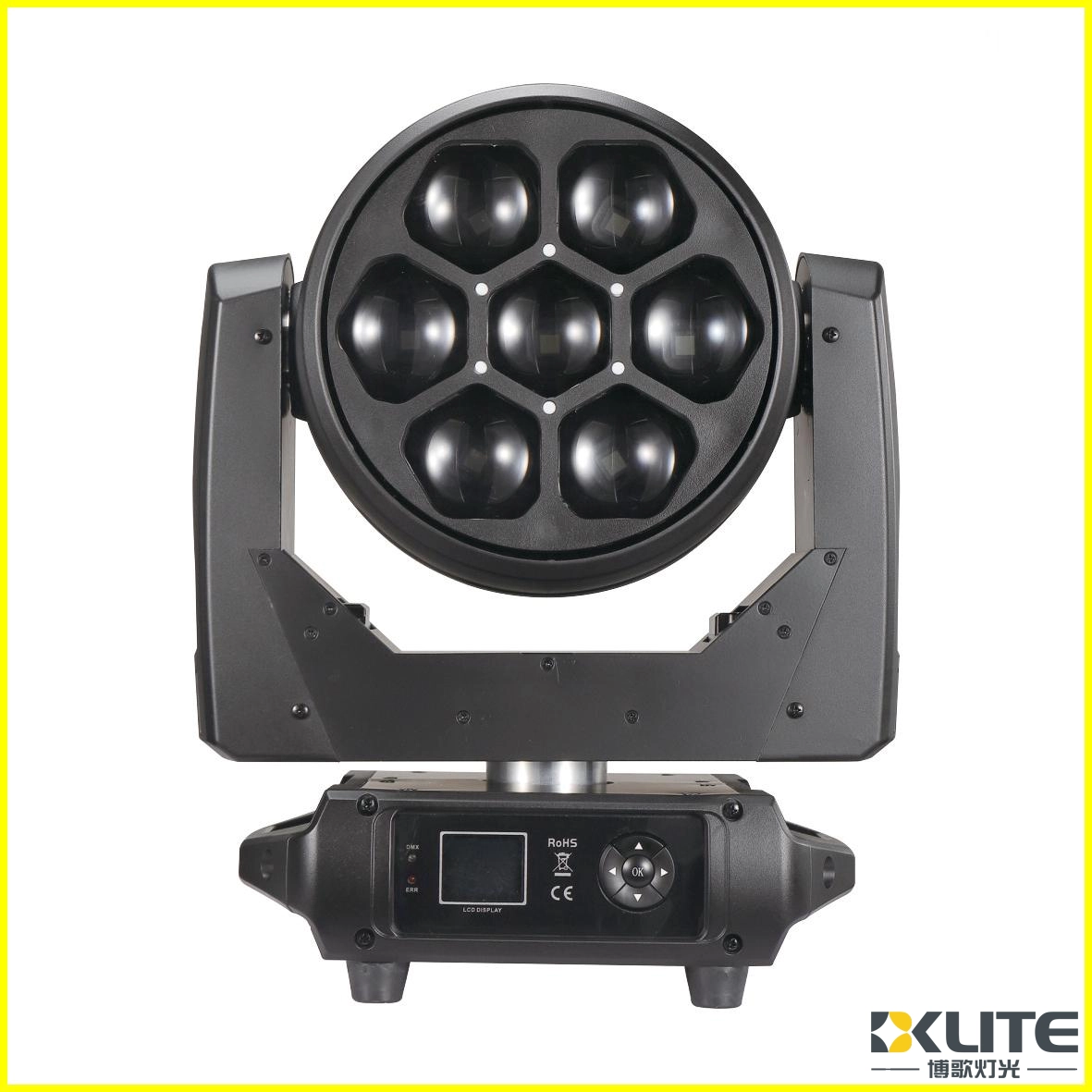 Cabezal móvil LED 4 en 1 Bee Eye K10 7x40W RGBW