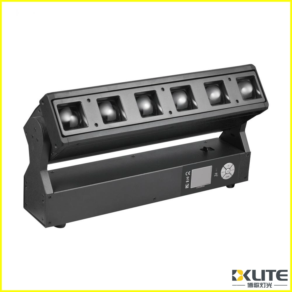 Luz de cabeza móvil con barra de lavado de haz de 6x40 W 1