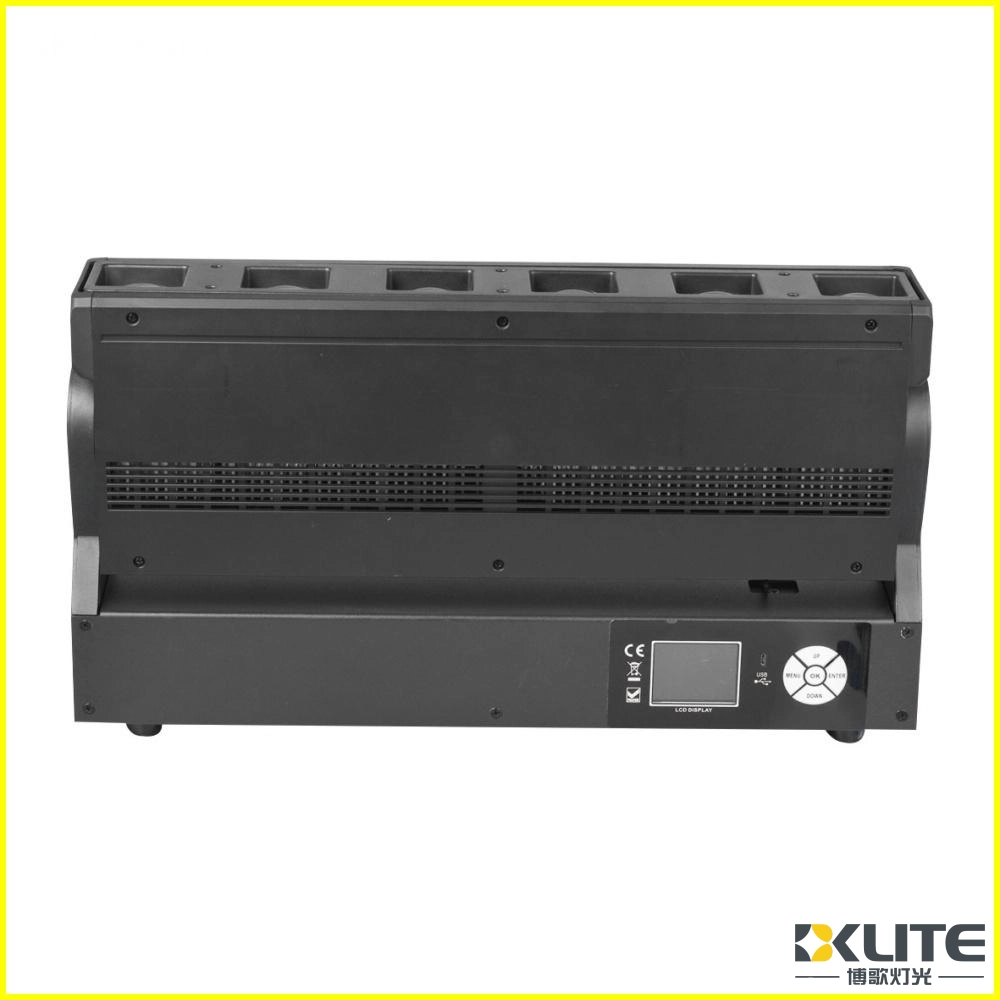 6x40w beam wash bar moving head light 3