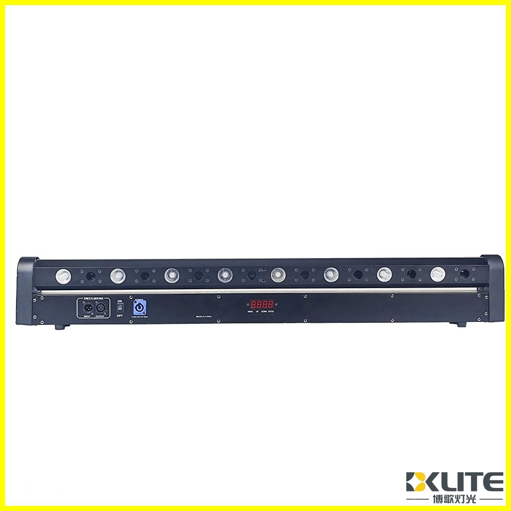 Luz láser LED de 8 ojos rojos + 8 ojos blancos cálidos.2