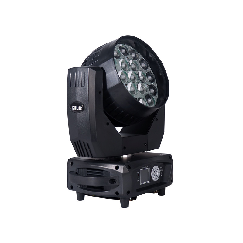 Aura ZOOM 19x15w RGBW 4 in 1 LED Wash testa mobile con retroilluminazione 2