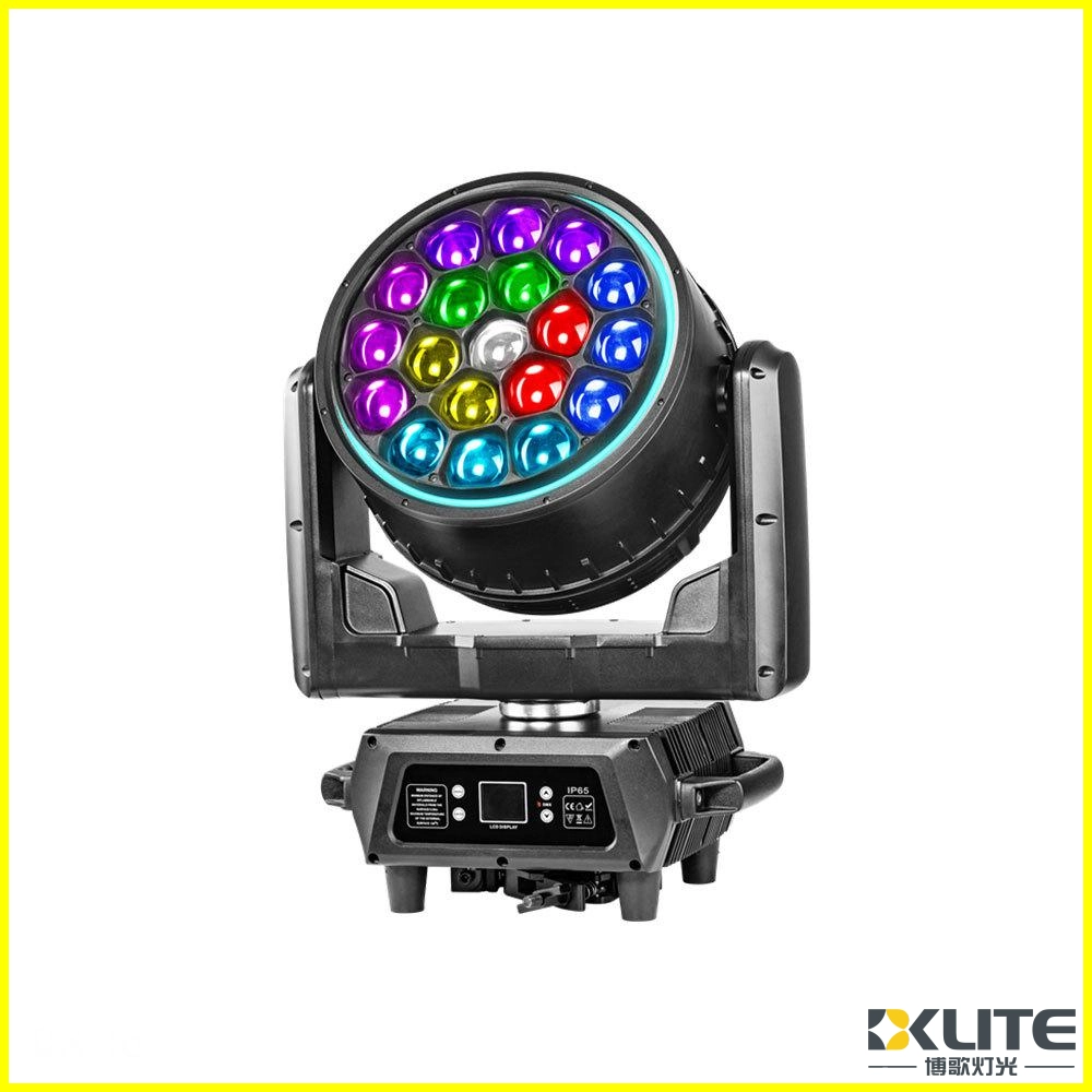 IP65 19x40w светодиодный прожектор с вращающимся светодиодным кольцом 7