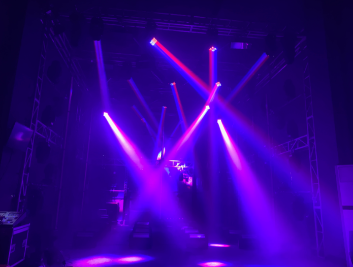 double sides moving head  light