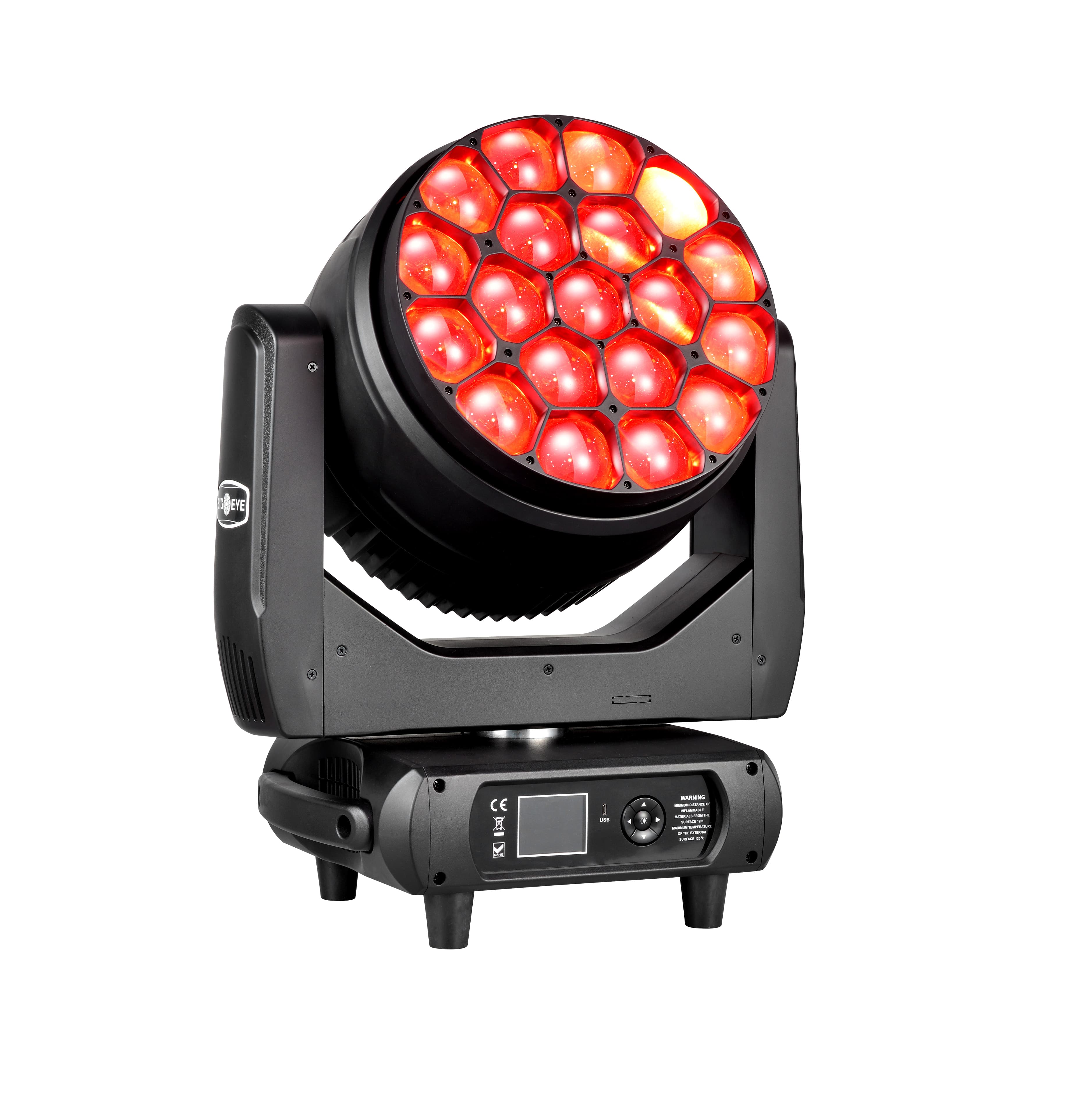 ZOOM Bee Eye 19x60W RGBW 4in1 LED Moving Head Light6