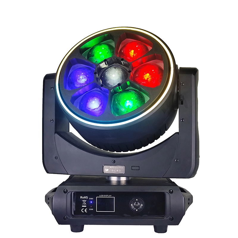 ZOOM-Bee-Eye-7×60W-RGBW-4in1-LED-Moving-Head-Light ZOOM Bee Eye 7×60W RGBW 4in1 LED Moving Head Light
