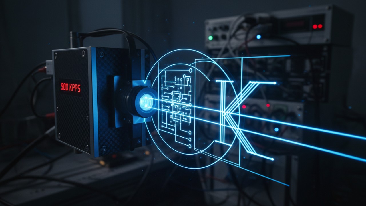 Galvo scanner speed kpps