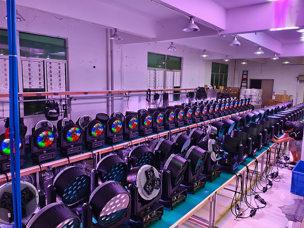 led moving head wash