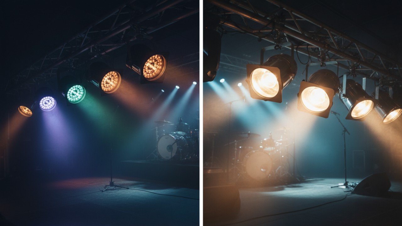 светодиодные против традиционных прожекторов