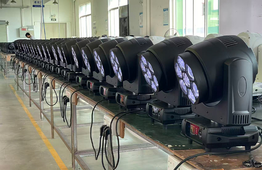 Mini Bee Eye 7x40W RGBW 4in1 LED Moving Head Light.9