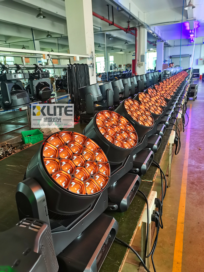 mini alloggiamento bee eye k10 19x15w led moving 2