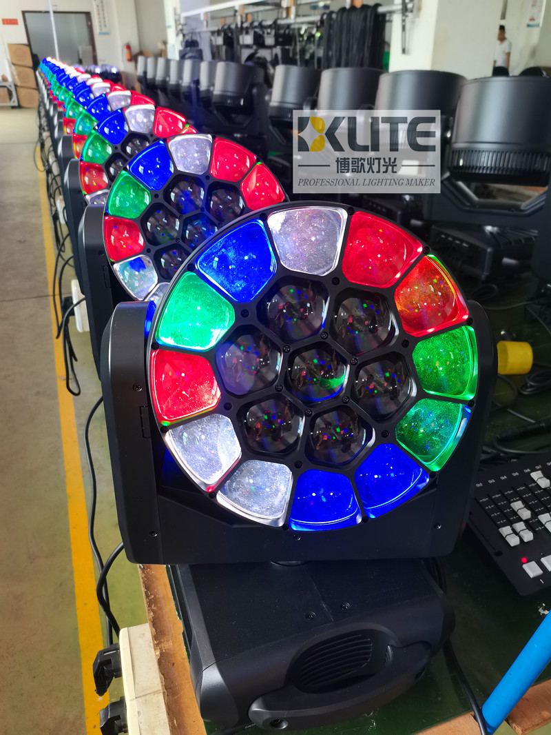 mini alloggiamento bee eye k10 19x15w led moving 5