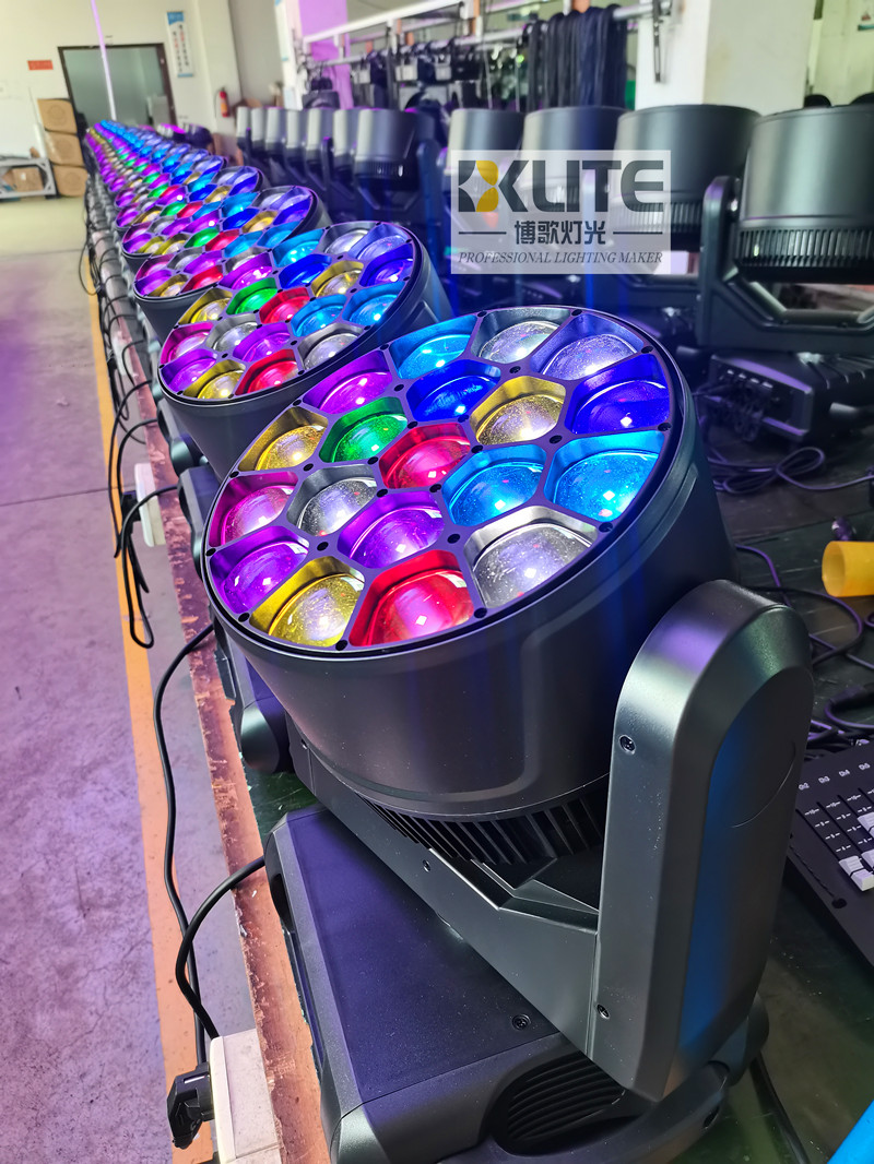 Mini carcasa ojo de abeja k10 19x15w led móvil 6