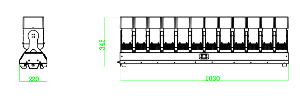 stage light size stage light size