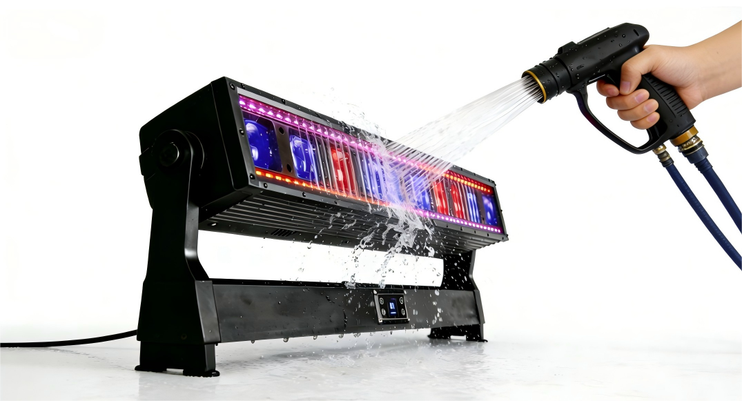 stage light  waterproof test