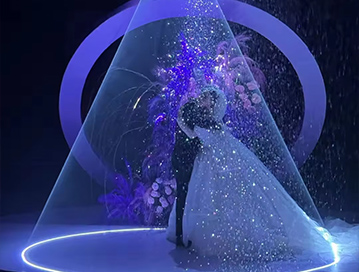 wedding laser light
