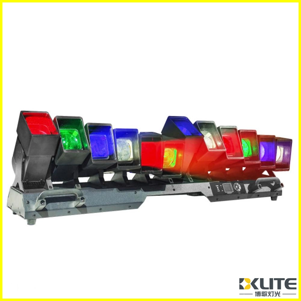 Zoom 12x60w RGBW 4 in 1 LED Beam Wash Head Light mobile. 12