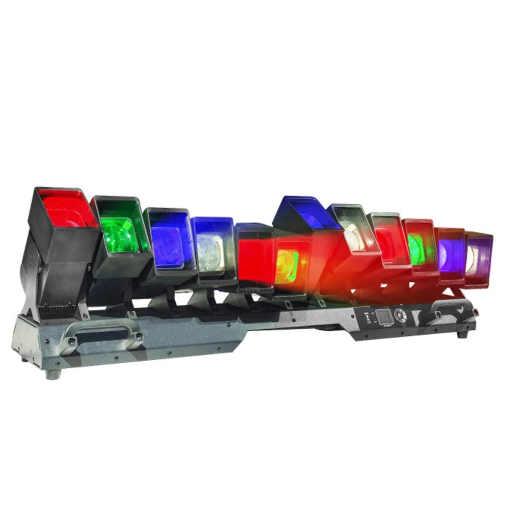 Zoom 12x60w RGBW 4in1 LED Beam Wash Bar Moving Head Light. 12