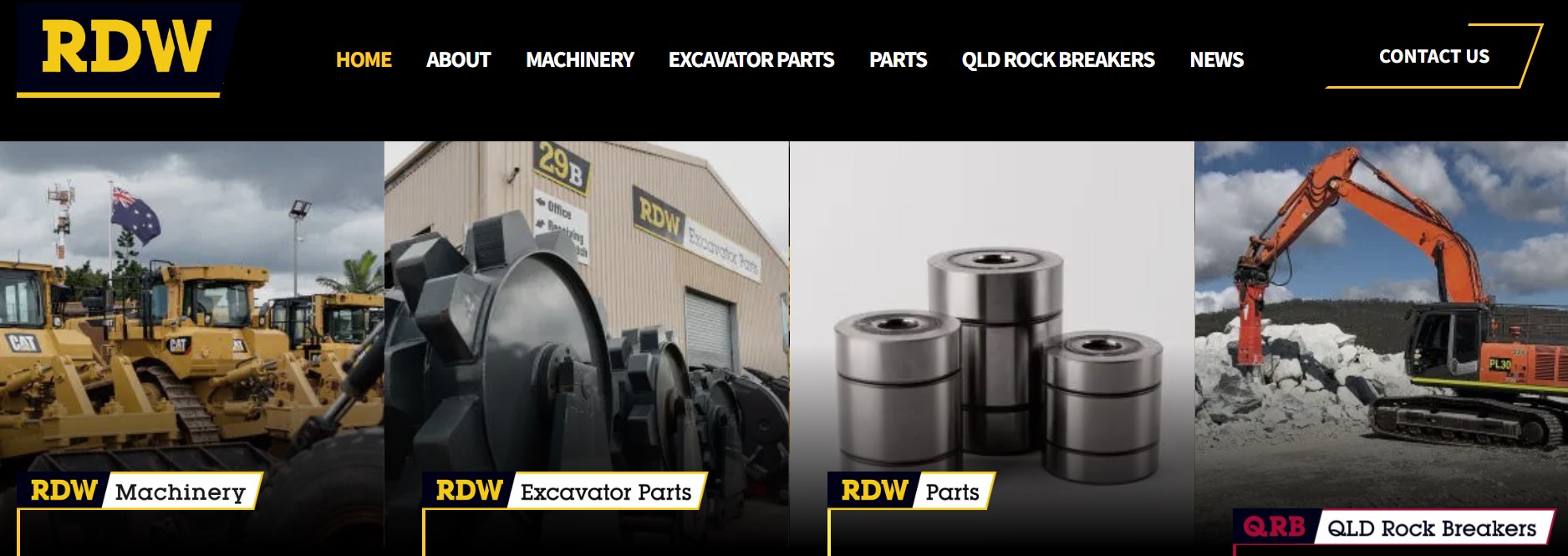 RDW excavator electrical parts machine manufacturer