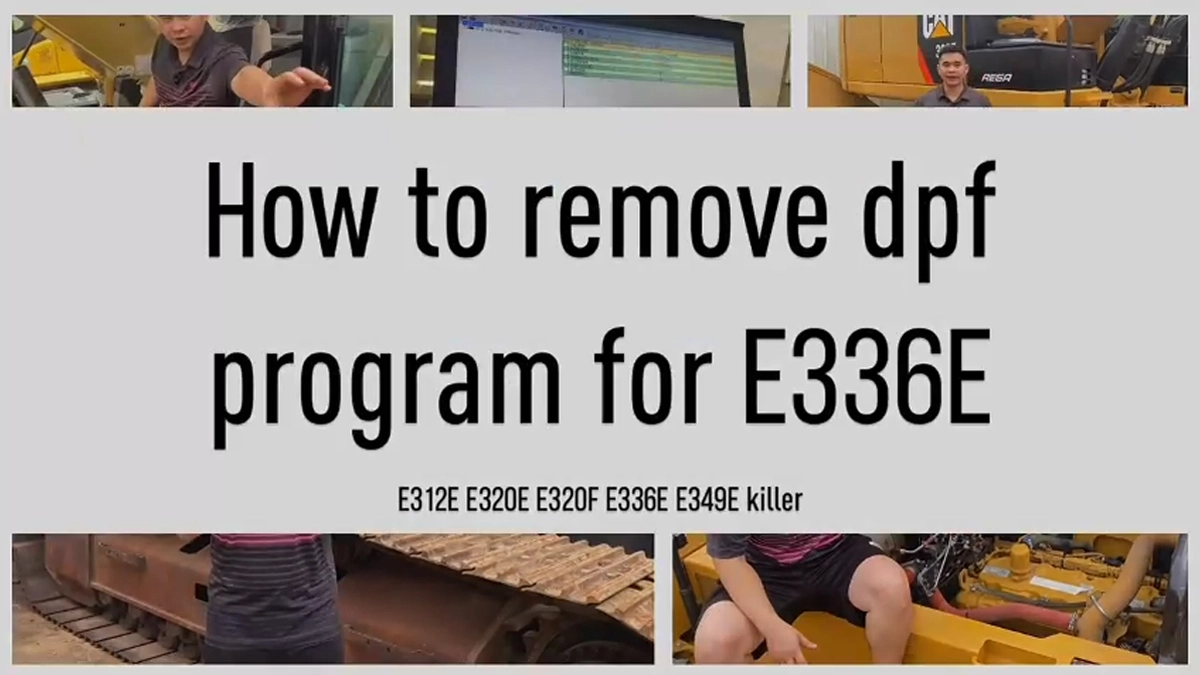 Remove DPF program for E336E E312E E320E E320F E336E E349E